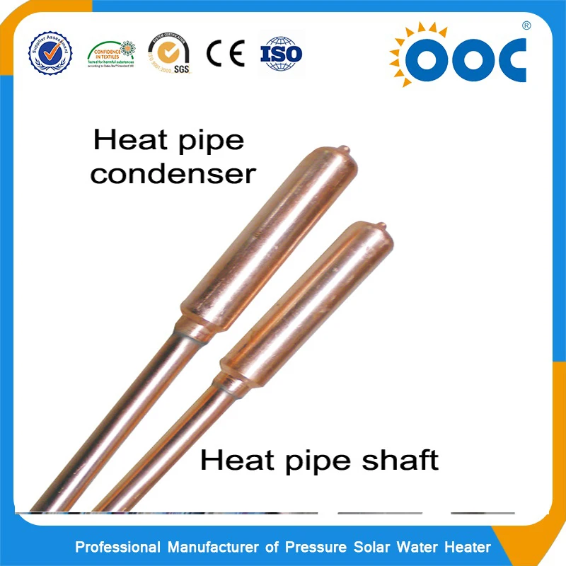 Pressurized Vacuum tube solar water heater collector