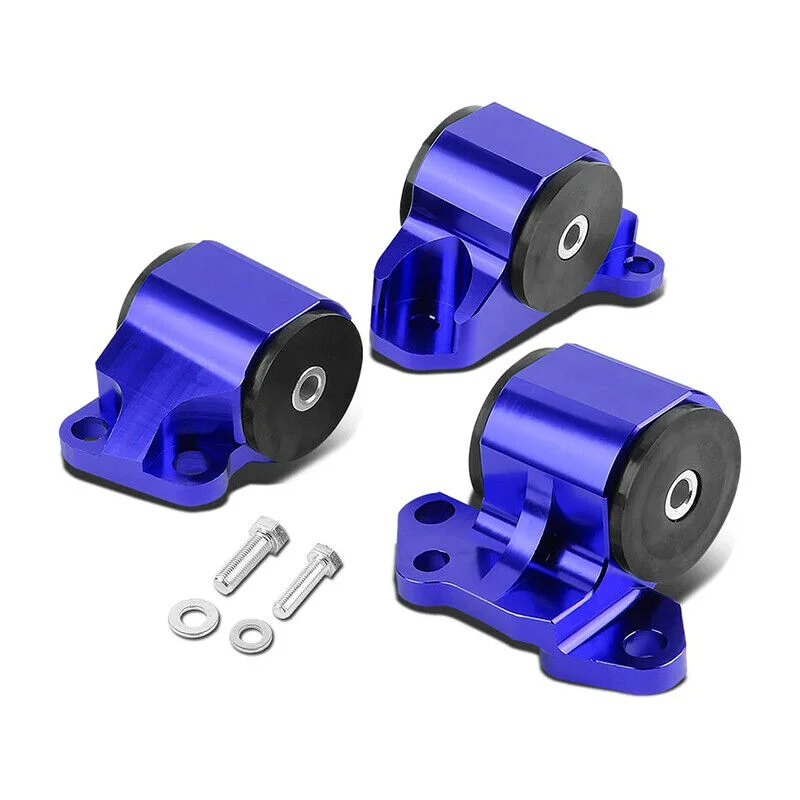 Wholesale price performance brace for 96-00 Civic EK B16 B20 D16 2Bolt Chrome Billet Engine Motor Mount Kit B D