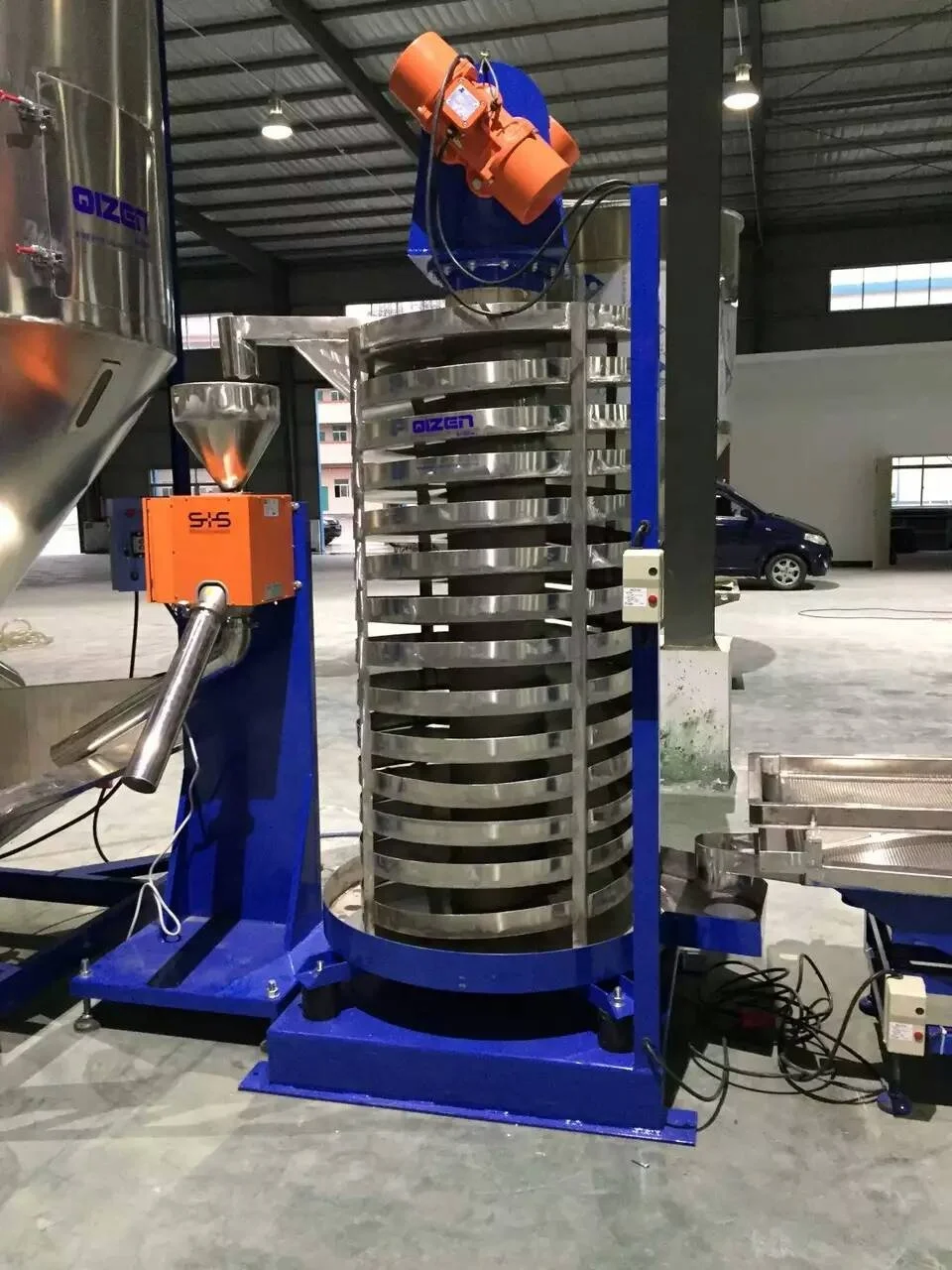 Vibrating Spiral Elevator Vertical Vibrating Elevator Vertical Vibrating Spiral Elevator Conveyor