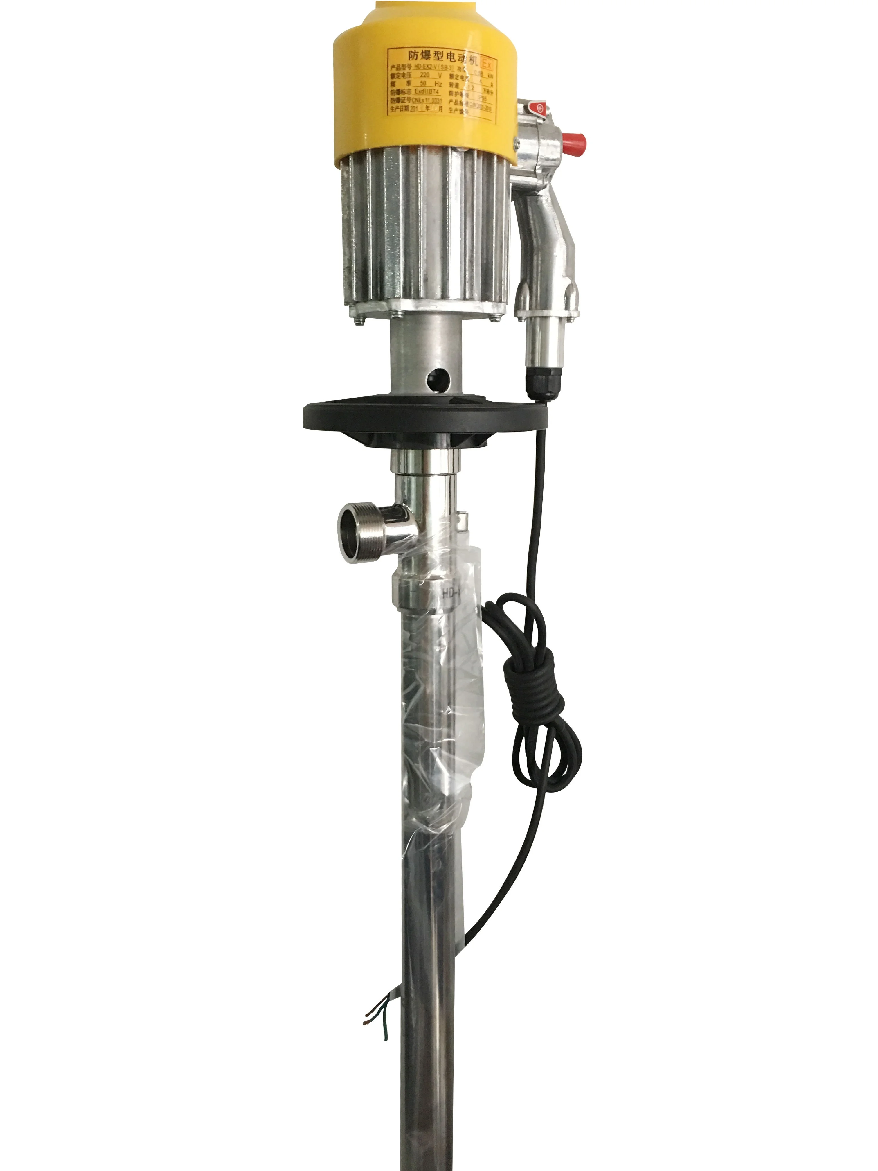 Vertical Single Stage Barrel Drum Pumps For Inflammable Substance
