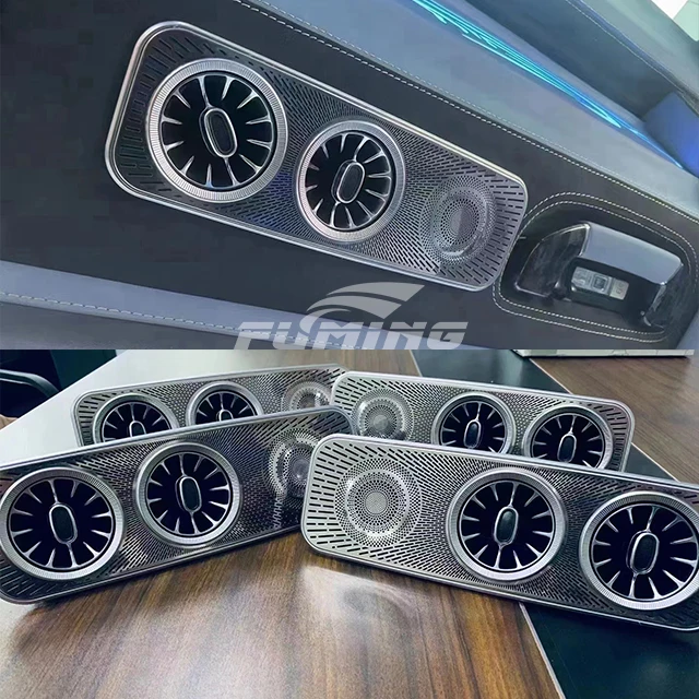 Mercedes-Benz Vito V-Class (V250 V220 V260) Carbon Decorative Air Outlet Atmosphere Light Turbine Flower Design Style Car Parts