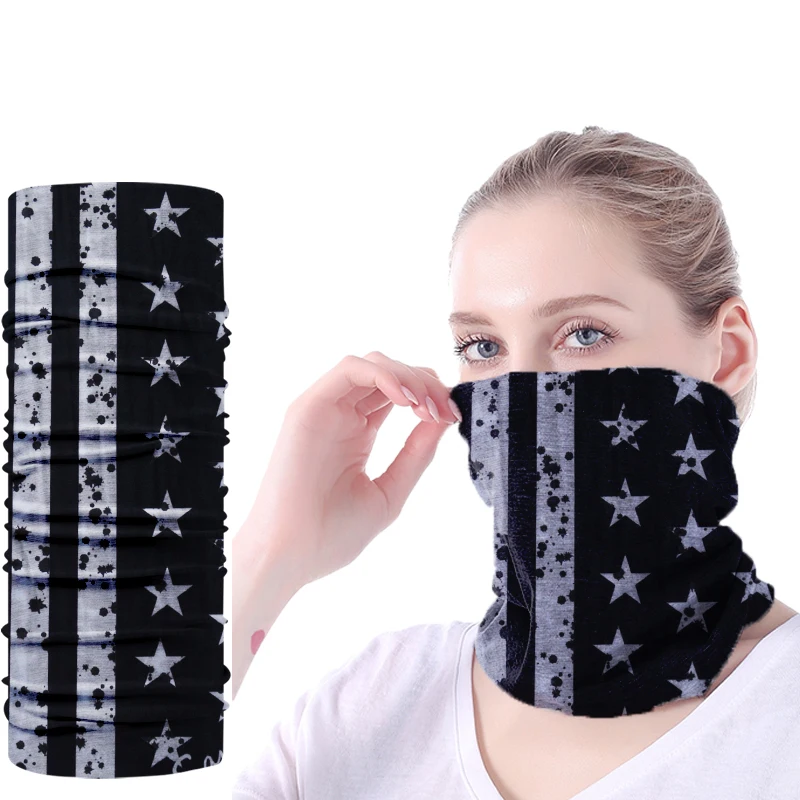 
Face-Mask Camo Skull Bandana Headband country flag 3 ply disposable children fashion-masks ear loop-mask 3 ply 