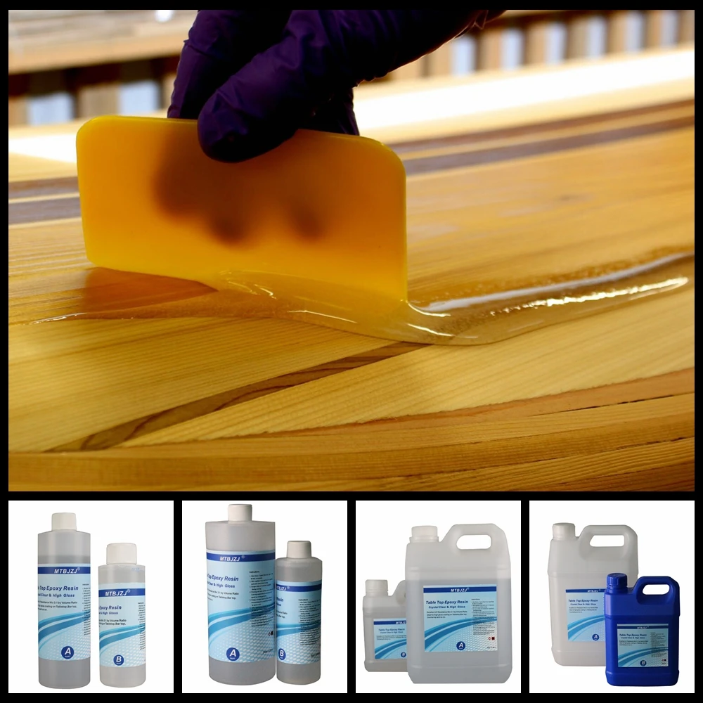 
Non Toxic Yellowing Bar Top Epoxy Resin 16 oz Kit 