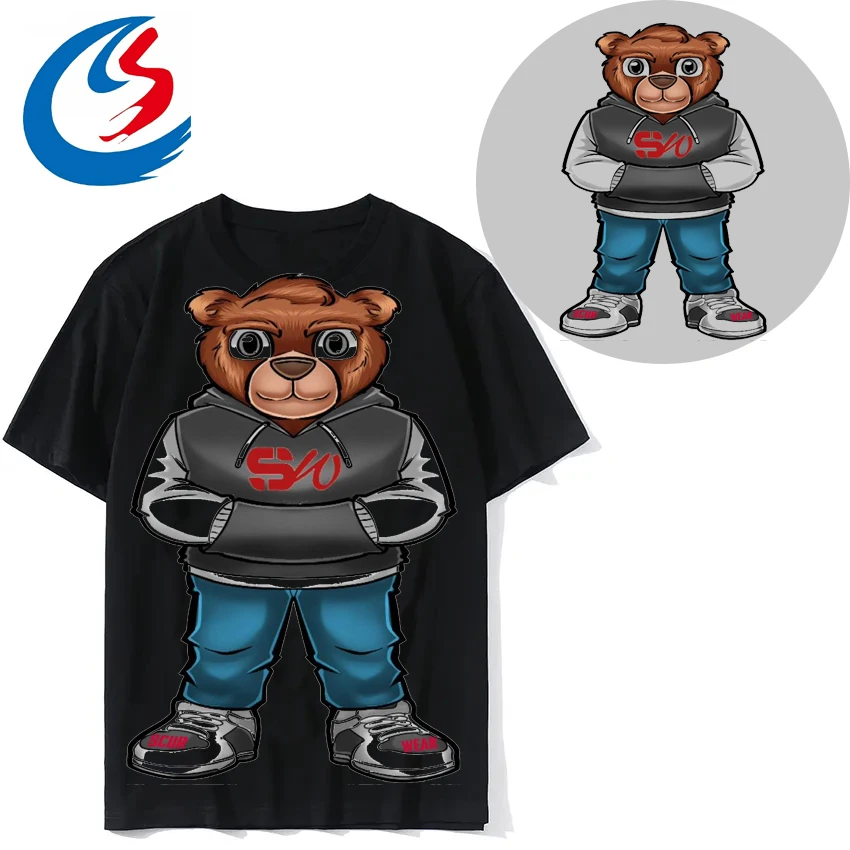 Caisheng Direct to Film Heat Press Transfer A4 Vinyl Heat Transfer Designs Printing PET Film Sublimation Paper for T-Shirt