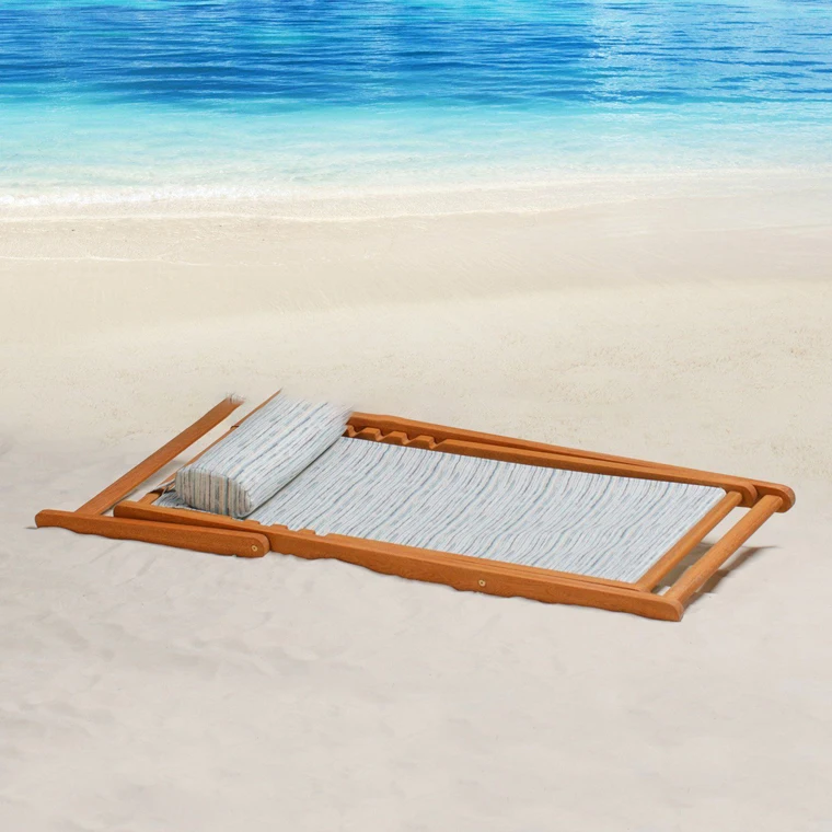  Custom Design Clearance Sale Solid Wood Furniture Sofas Sea Chairs Beach Leisure Sun Lounger With
