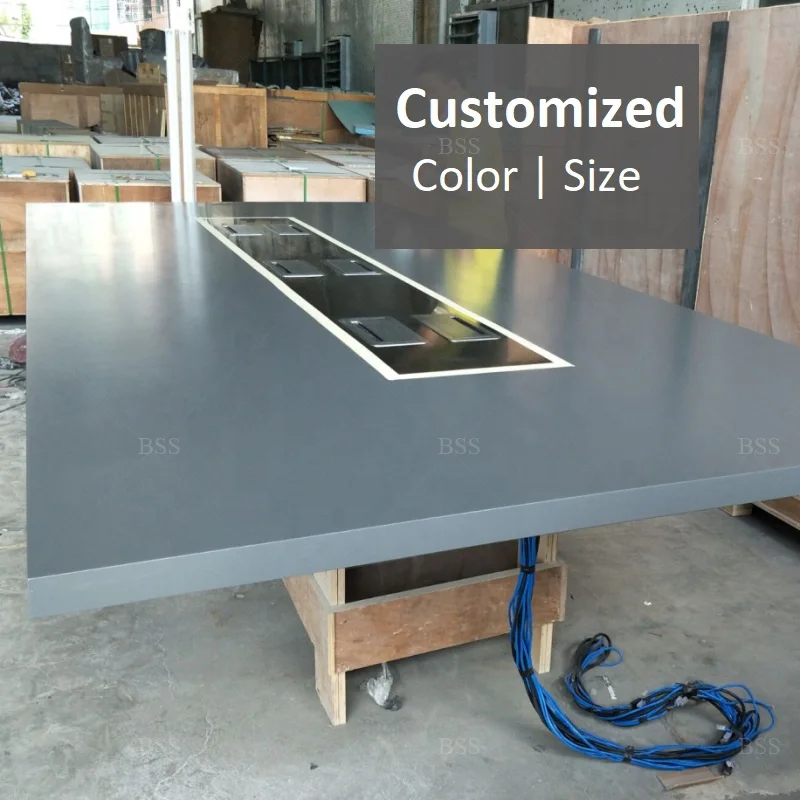 Китайский популярный промышленный большой стол для встреч 3 6 м современный офисный конференций