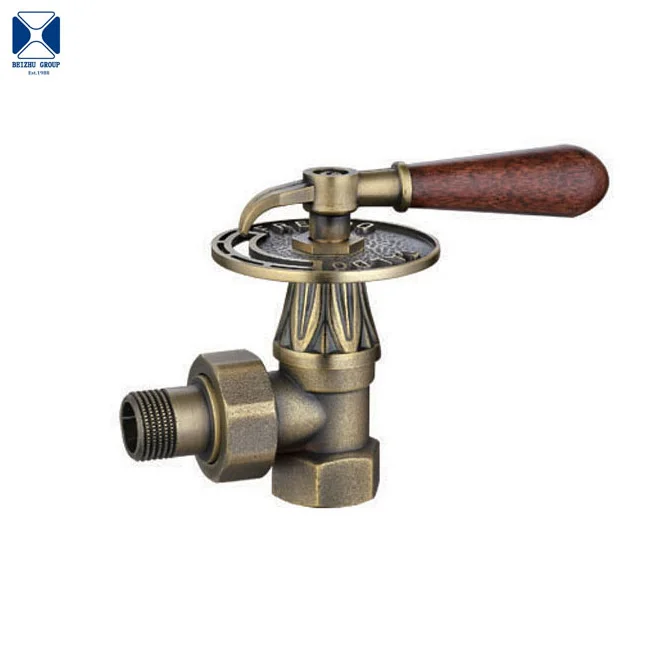 Beizhu cast iron radiator antique brass manual valves