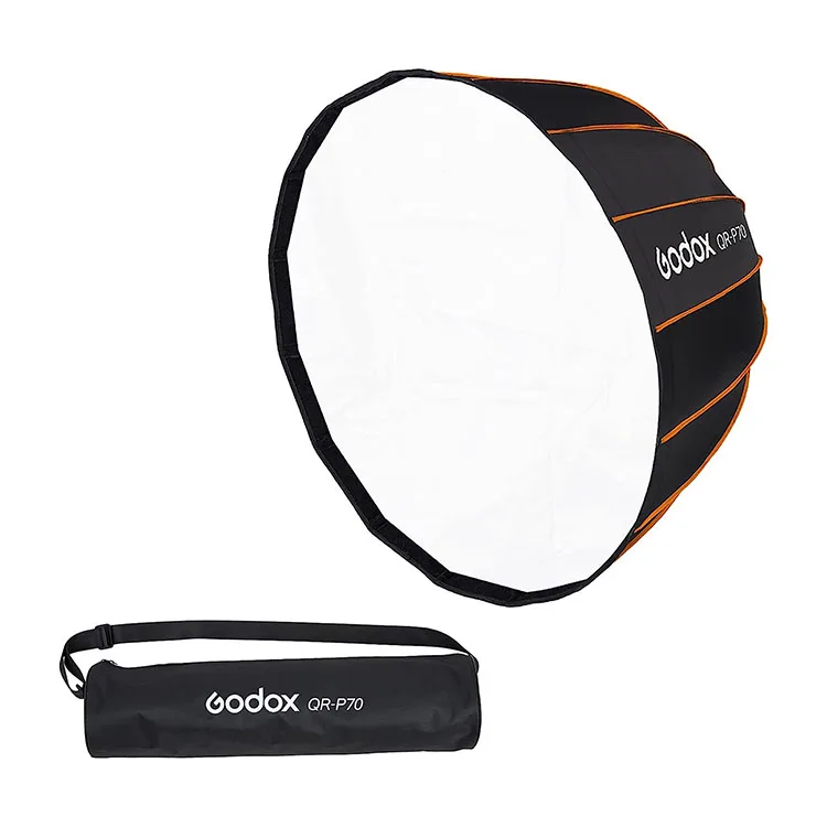 Godox QR-P70 70CM Quickly Release Parabolic Deep Softbox for Bowens Mount Studio Flash