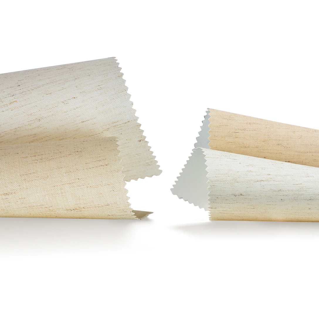 
Waterproof Perspective Fiberglass Polyester Linen for home using Roller Blinds Fabric 