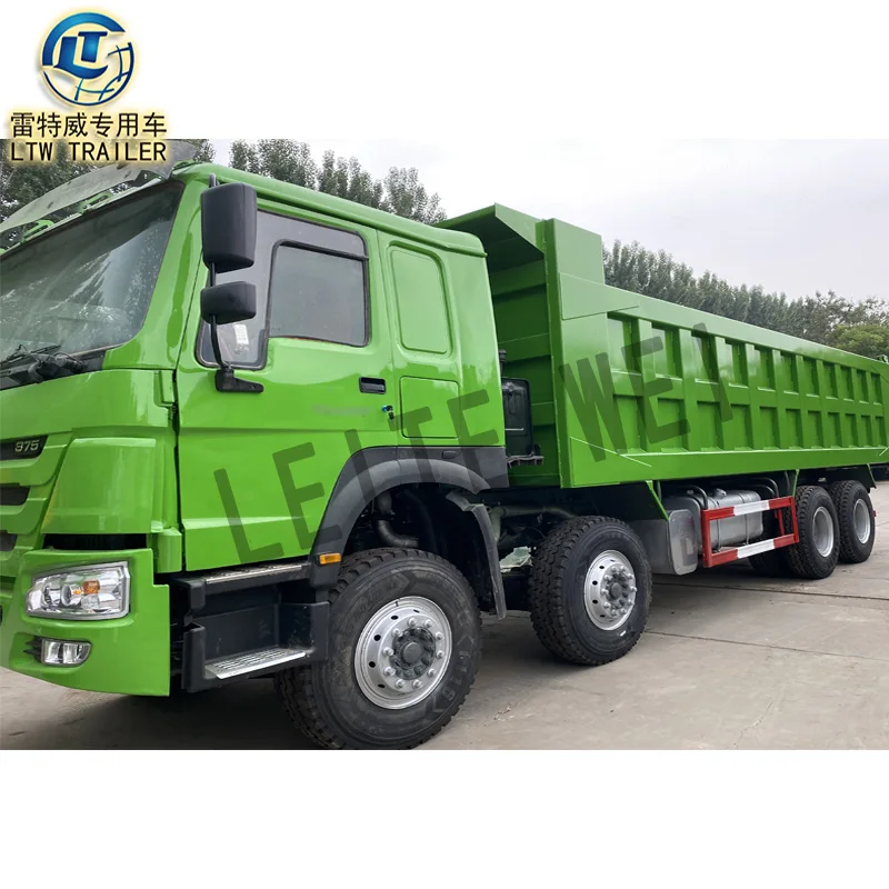 Factory Direct Sales Used Sino right hand drive 371HP 375HP 12 Wheel  Tipper Heavy HOWO Truck Dump Truck for Sale