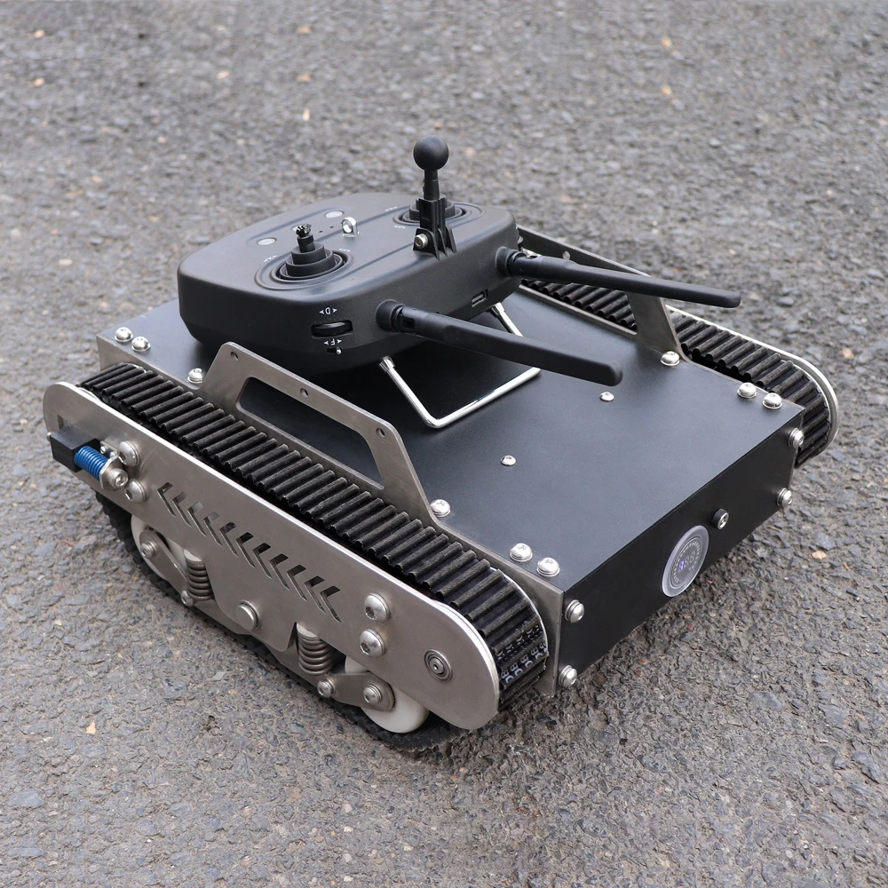 small rubber track system with chassis smart robot platform off road crawler rubber tracked chassis TINS-3