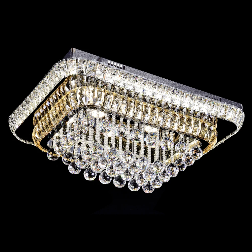 Good quality ceiling lights modern crystal ceiling lamp made Custom add MP3