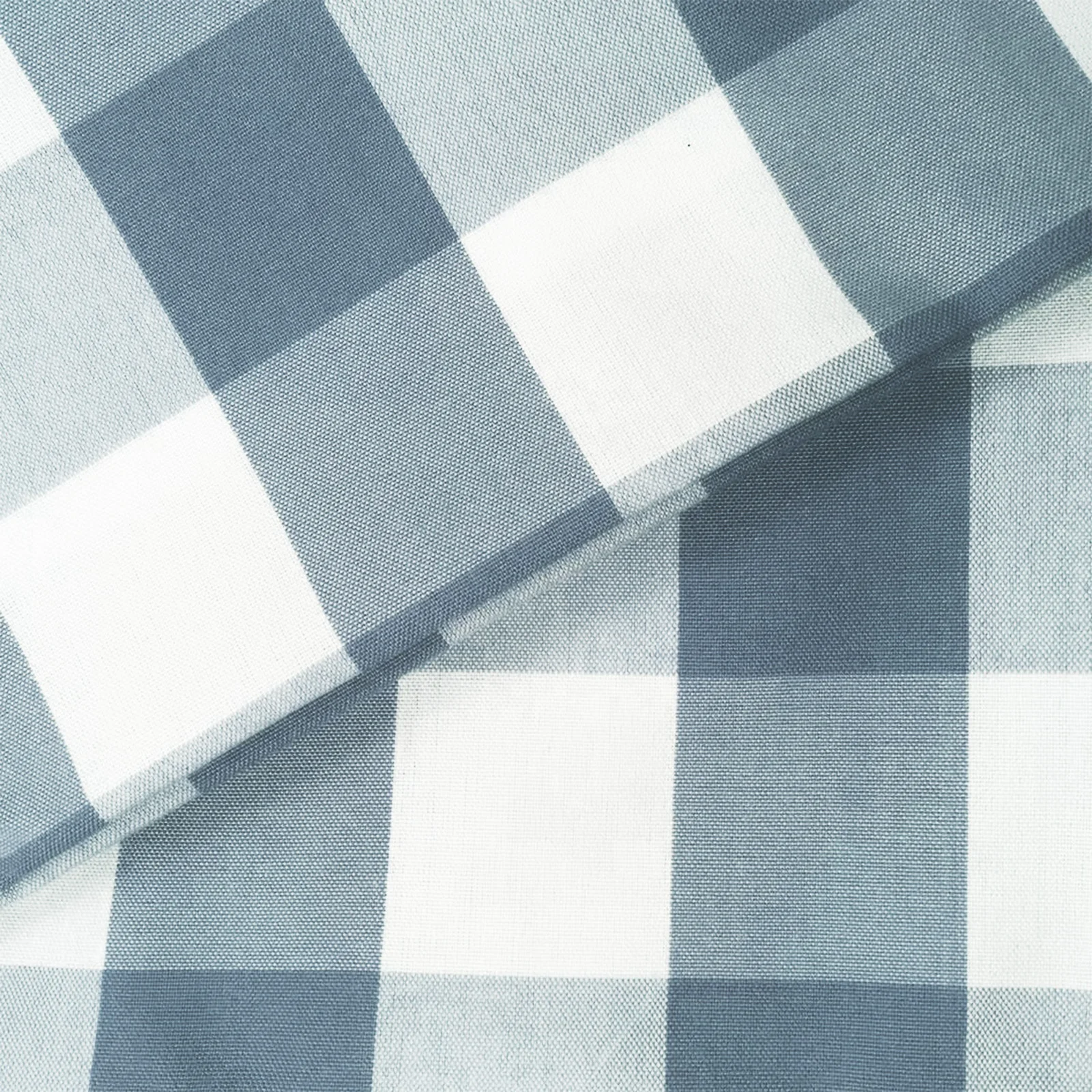 Everyday Table Cover Factory Wholesale Tablecloth White Blue Plaid Table Cloth