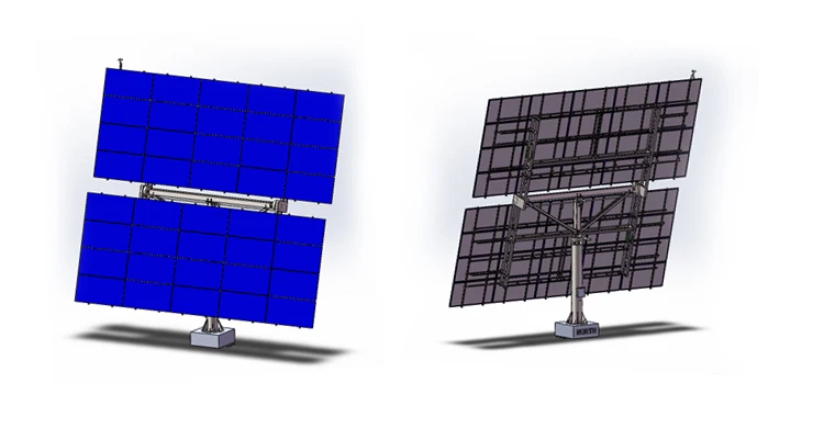 2020 New Type Hot Sell Hybrid Dual Axis solar gps tracker system solar panel 10kw solar tracking system