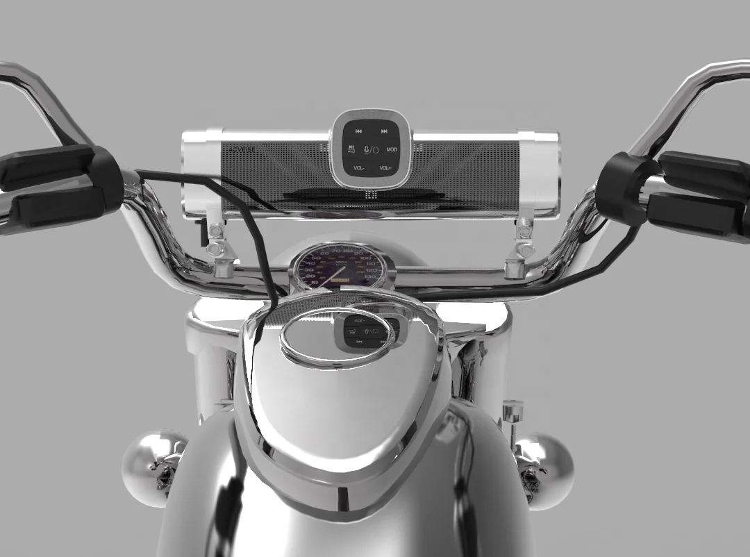 High quality loudspeaker sound Motorcycle scooter ATV UTV MP3 audio system speaker FM BT Voice Assistant  Charging Waterproof