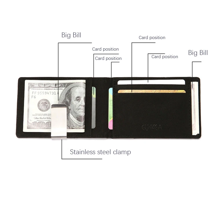 lanyard  Leather PU Wallet Phone Custom Rfid Id Card Holder Wallet For Men Slim Holder