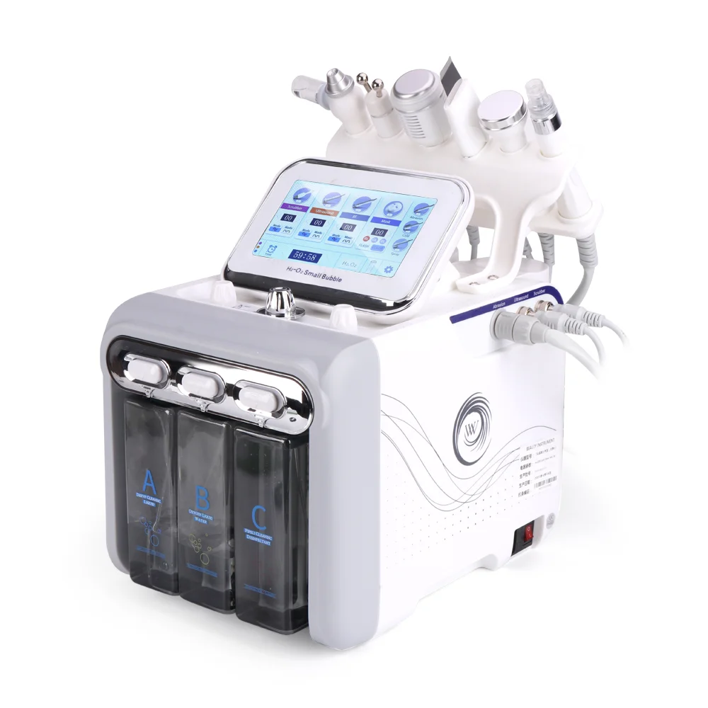 Новое второе поколение H2 O2 гидро-аппарат для лица, гидро-дермабразия, гидро-машина для чистки лица для салона красоты