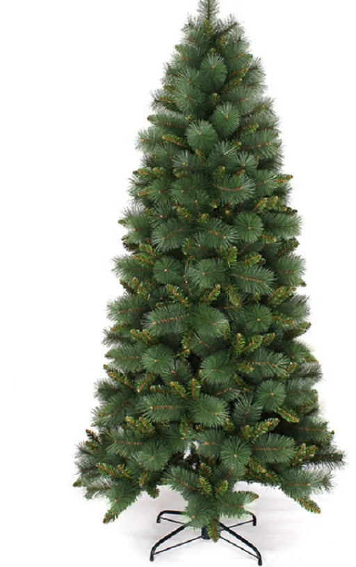High Quality Artificial PVC PE PET Christmas Tree Slim Branches Can with Customized  Led Light for Decoration