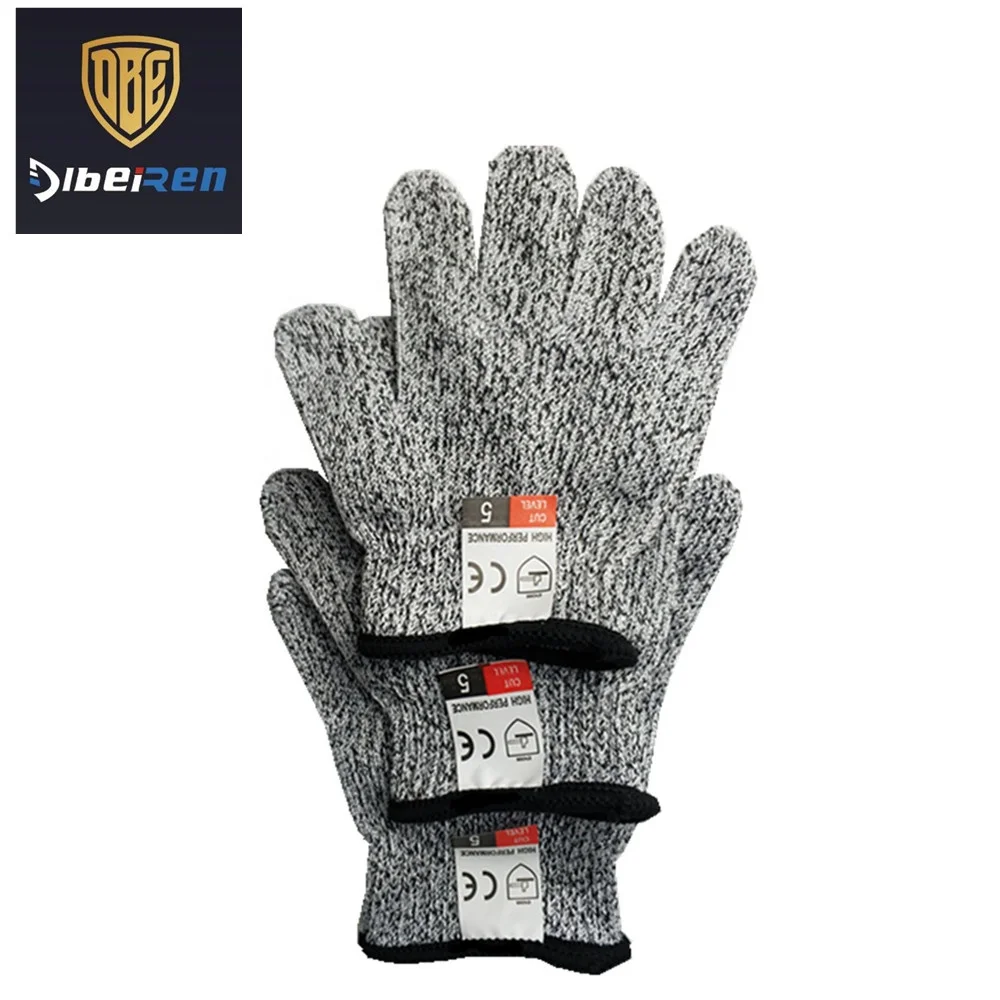 Food Grade Level 5 Proof Safety Hand Protection Yard Work Kitchen Anti Cut Resistant Gloves for Cutting