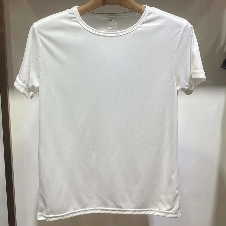 sublimation shirts 100 polyester t shirt wholesale USA WAREHOUESE tee t-shirt 100% polyester sublimations blank mens t shirts