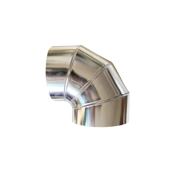 OEM Aluminum Iron insulation pipe black chimney tee-junction flue pipe tee for fireplace chimney pipe tee single wall chimney
