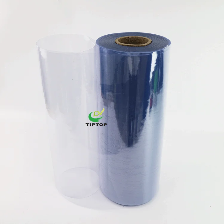 Tiptop  Factory Price Transparent PVC Film Roll 0.1 0.2 0.3 0.5mm Thick Crystal Normal Clear Super Clear Rigid PVC Film