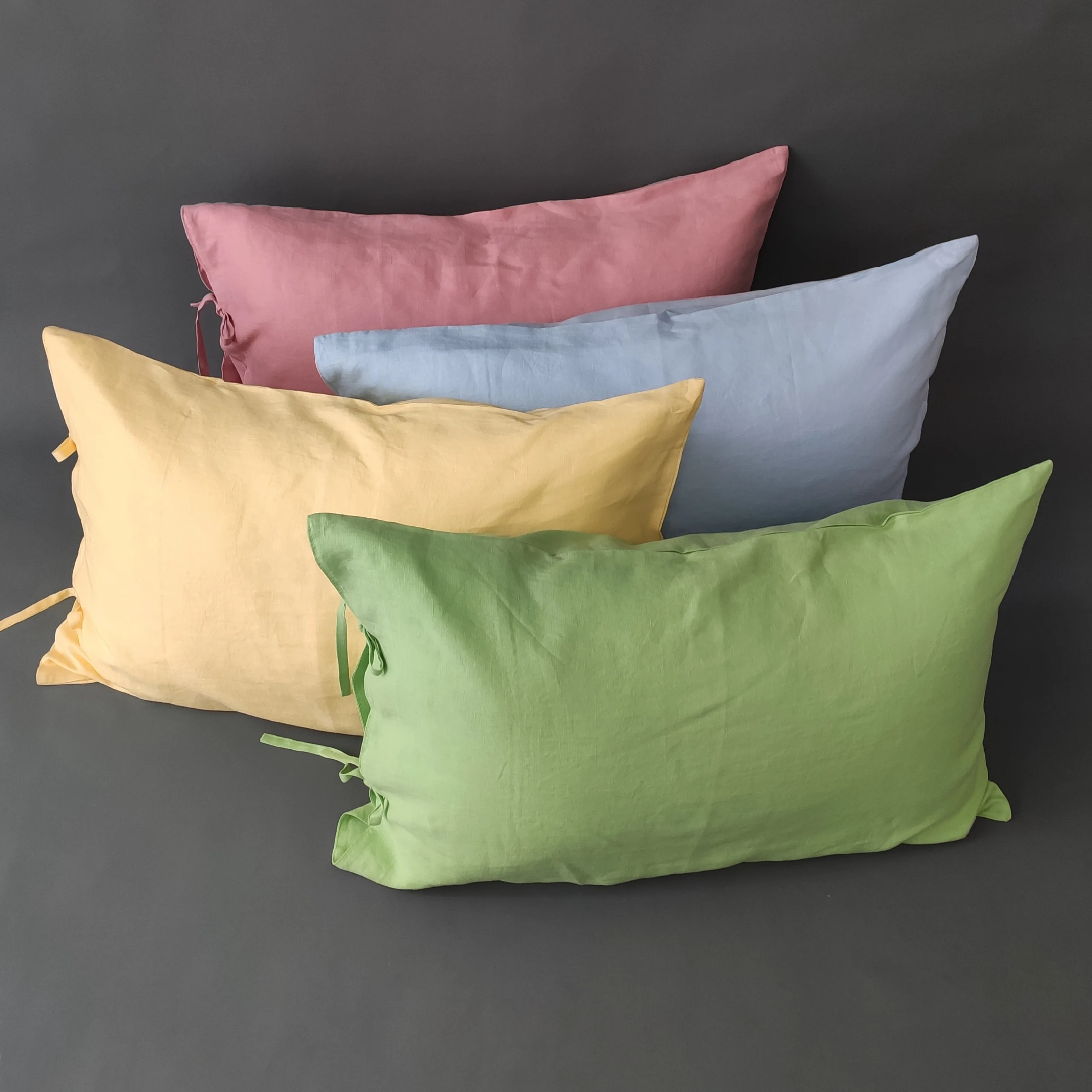 Envelope European 100% Flax Linen Pillow Case