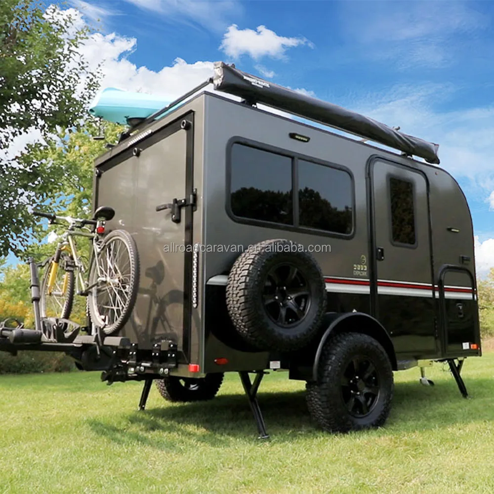 OEM ODM caravan bunks toy hauler camper trailer with bathroom