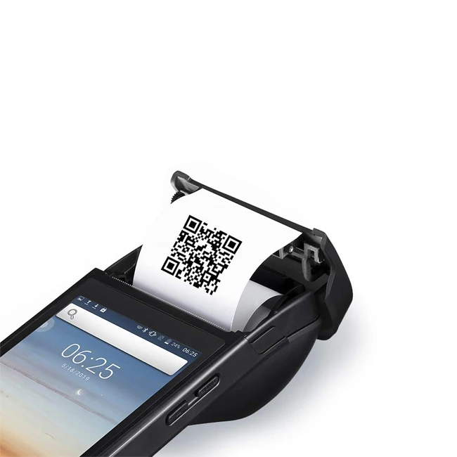 
Handheld POS Terminal Wireless Android POS With Barcode Scanner and Printer All in one POS with Printer 