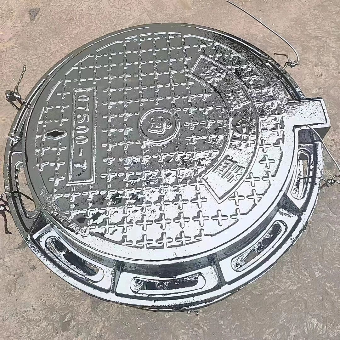 Крышка люка для осмотра навесная крышка с рамой EN124ductile железная
