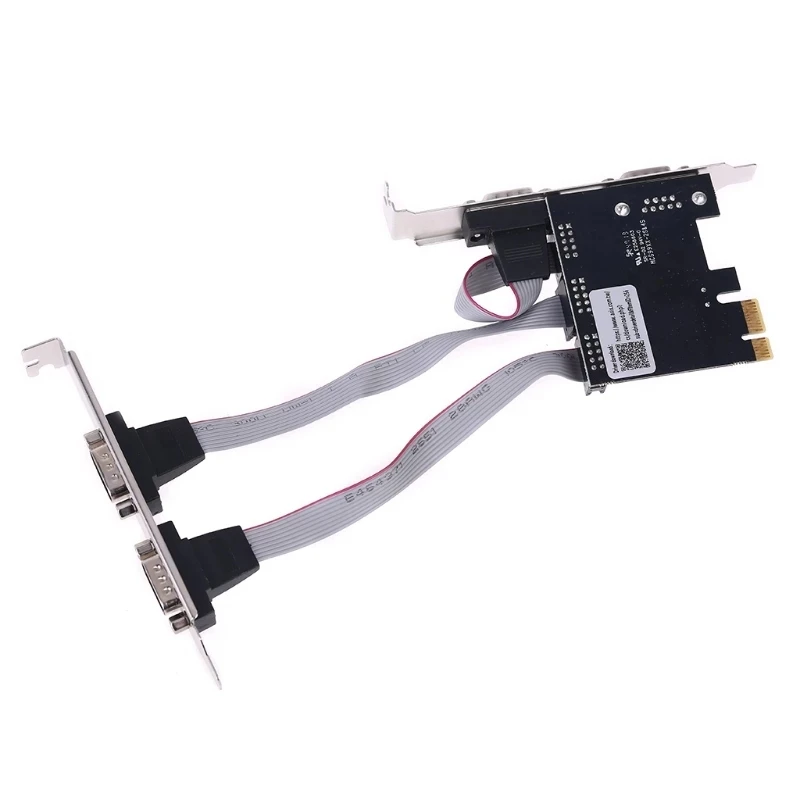 TXB071 PCI Express Add on Card 4 порта последовательные переходные карты мульти RS232 DB9