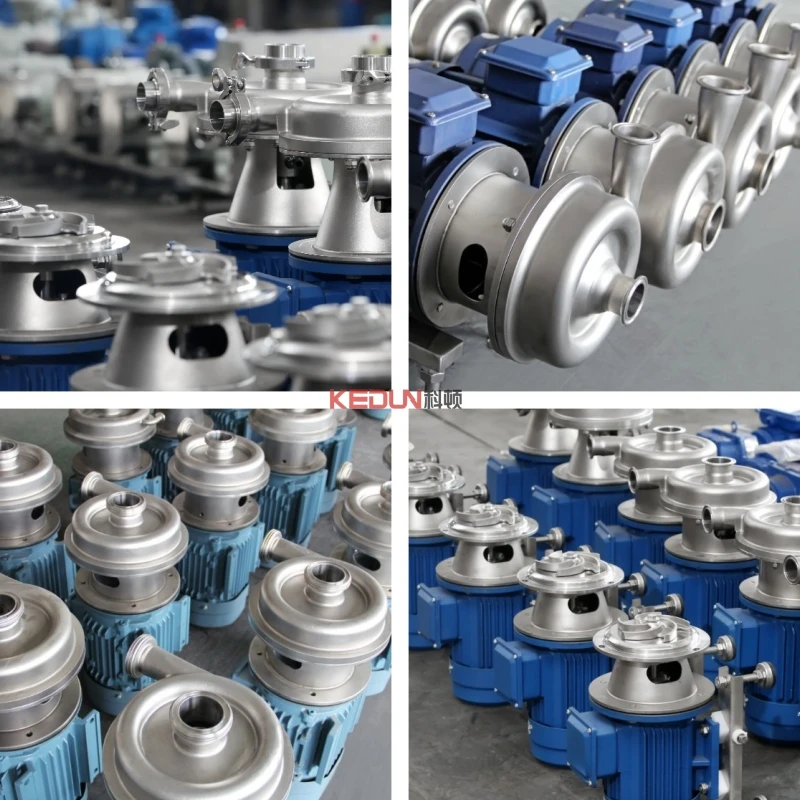 Stainless Steel Ss304 Ss316l Food Grade Milk Liquid Transfer Sanitary Centrifugal Pump With 3kw Motor