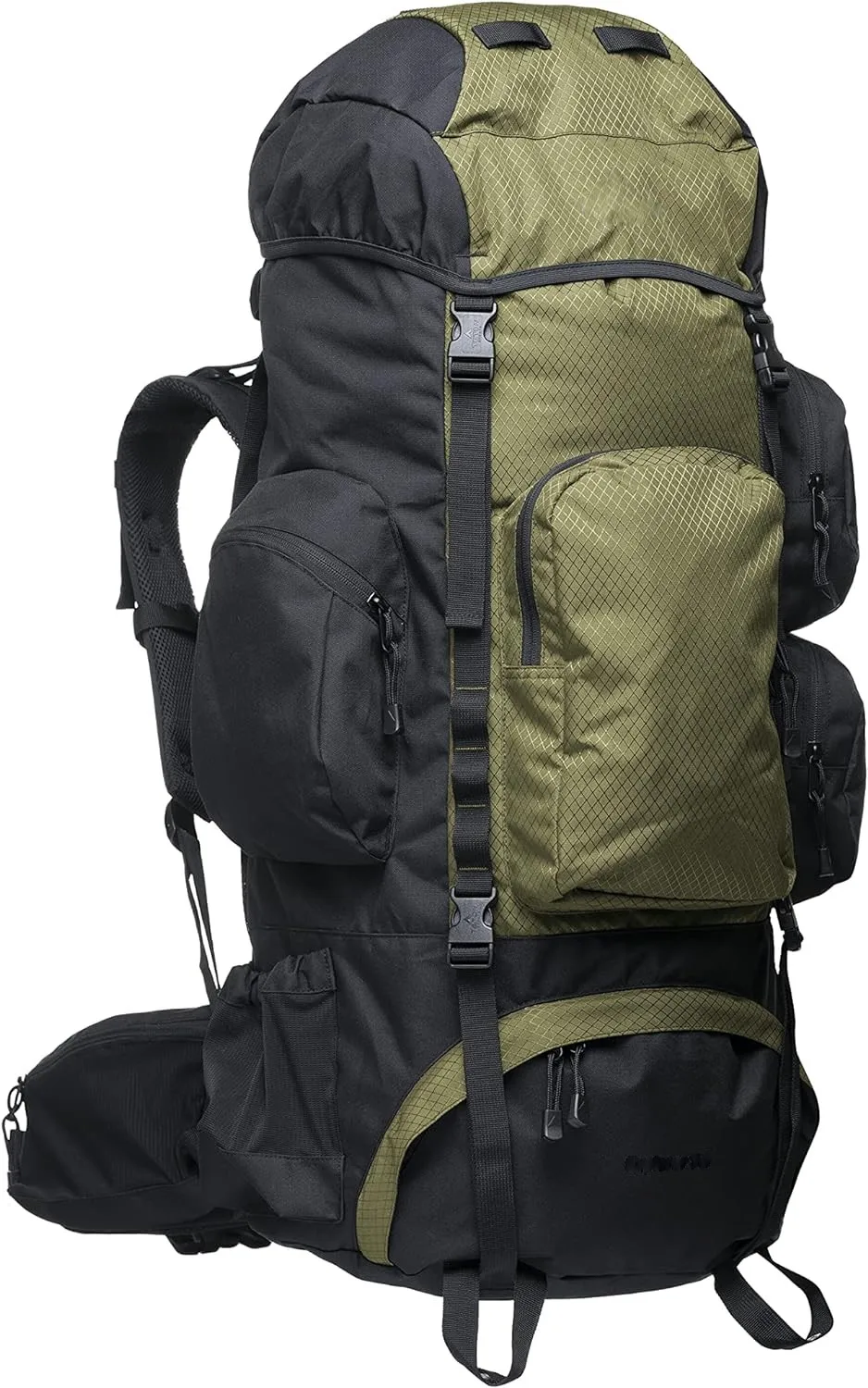 NPOT 75L  Frame Backpack for Hiking, Camping, Backpacking with Rain Cover