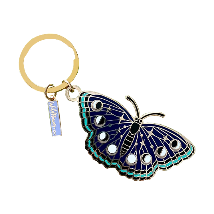 Factory price metal keychains custom logo design soft enamel keychain