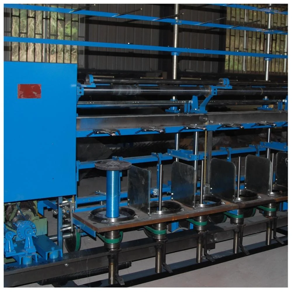 8 inch High Speed PP  Cotton Nylon Plastic Flat Yarn and monofilament yarn around yarn Rope 24 spindle Twisting Machine