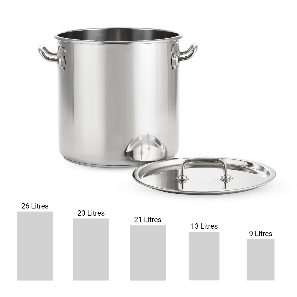 Restaur 10 Litres Warm Soup Stove 10l- 51l Big Pot Stainless Steel Insulated Stock Pot Cooking Insulated Soup Pot