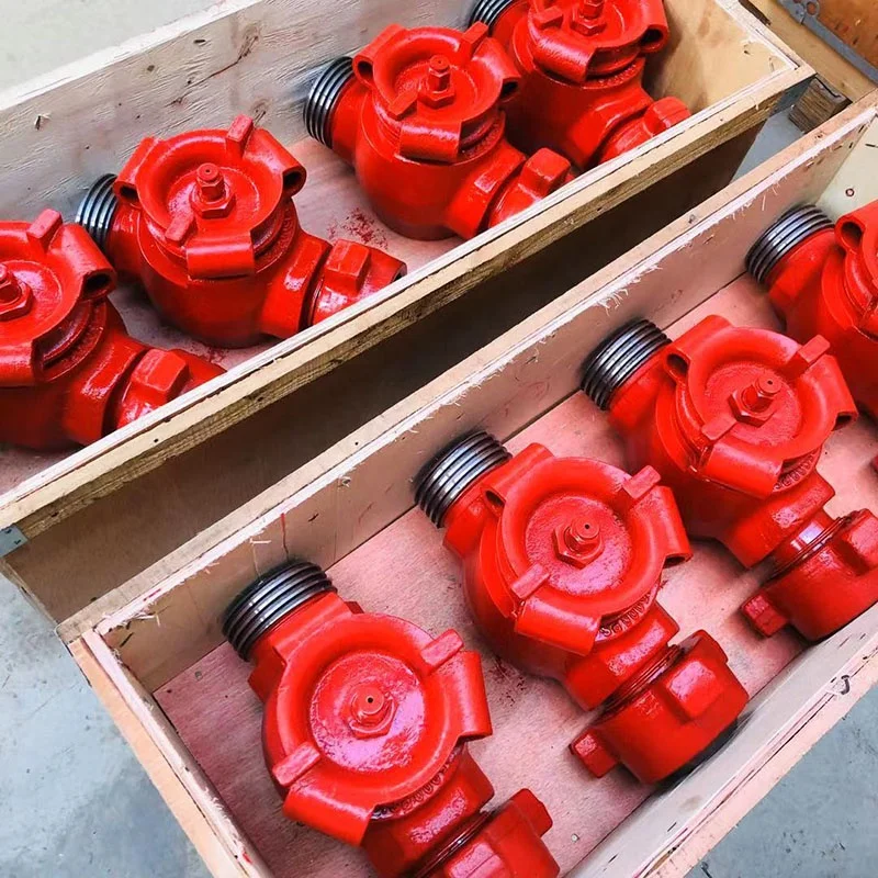 API 6A  High Pressure Wellhead Valves High Pressure Plug Valve With Hammer Union