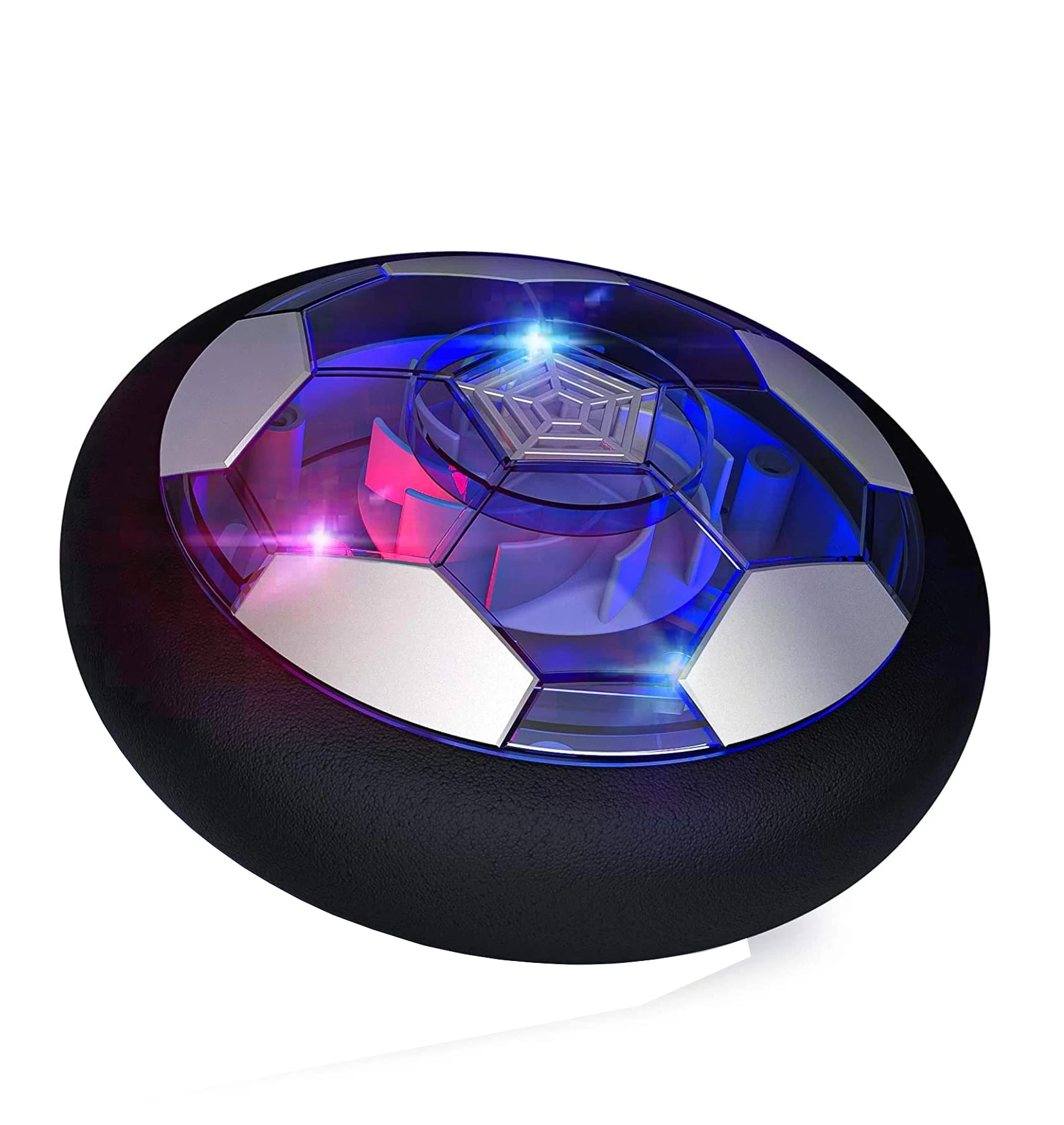 Kids Toys Gifts Rechargeable Air Soccer Indoor Floating LED Light Hover Soccer Ball with Upgraded Foam Bumper