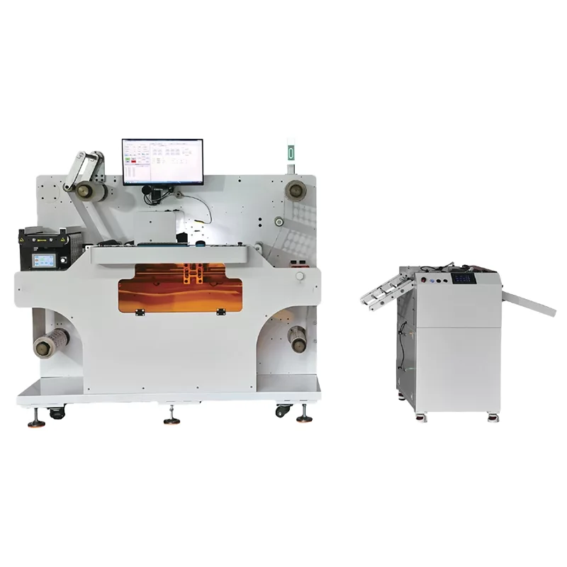 High Quality Automatic Digital Cutting Machine roll to roll digital die label cutter rotary die cutting machine