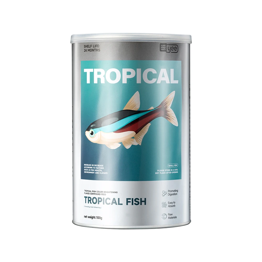 Tropical Fish Feed High Nutritional Food Ornamental Fish Feed Wholesale Factory Price Aquarium Fish Food Flakes