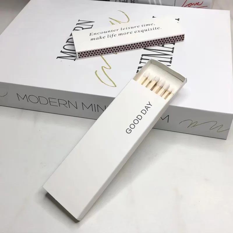 Factory Wholesale Price with Luxury Box Long Wooden Stick Matches with Custom Match Box for Candle Cigar Household