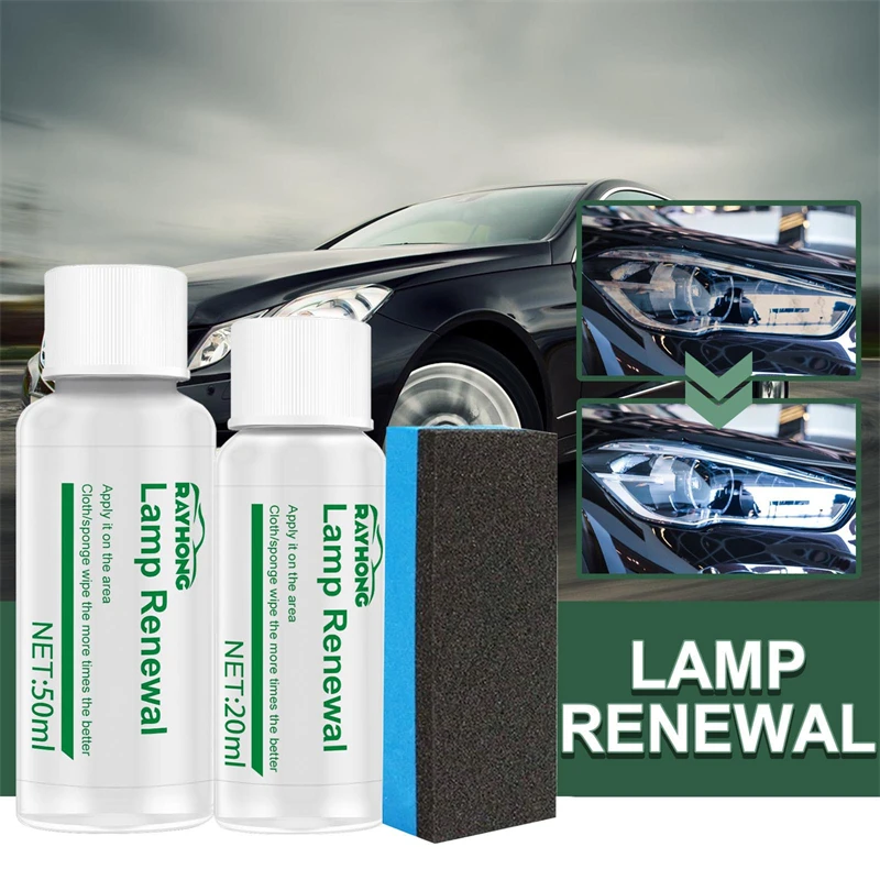 RAYHONG car lamp renewal yellowed blurred oxidated headlight polishing repairing liquid scratch resistant anti fouling fluid