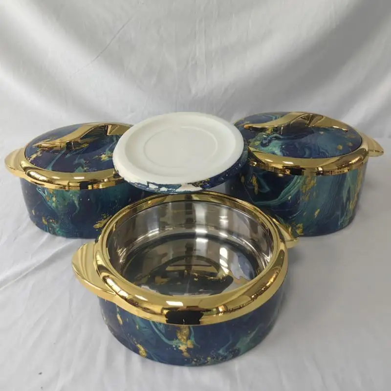 African Household Hot Pot Insulated Casserole Set Buffet Food Warmer Display Set Large Food Storage Container