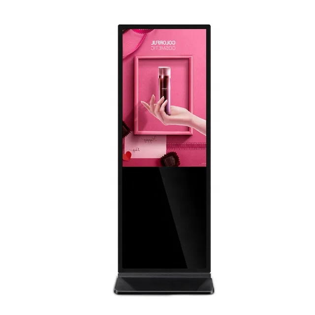 
Meansign 43 Inch Ultra Thin LCD Floor Stand Digital Signage Advertising Android Wifi Display Screen Indoor 