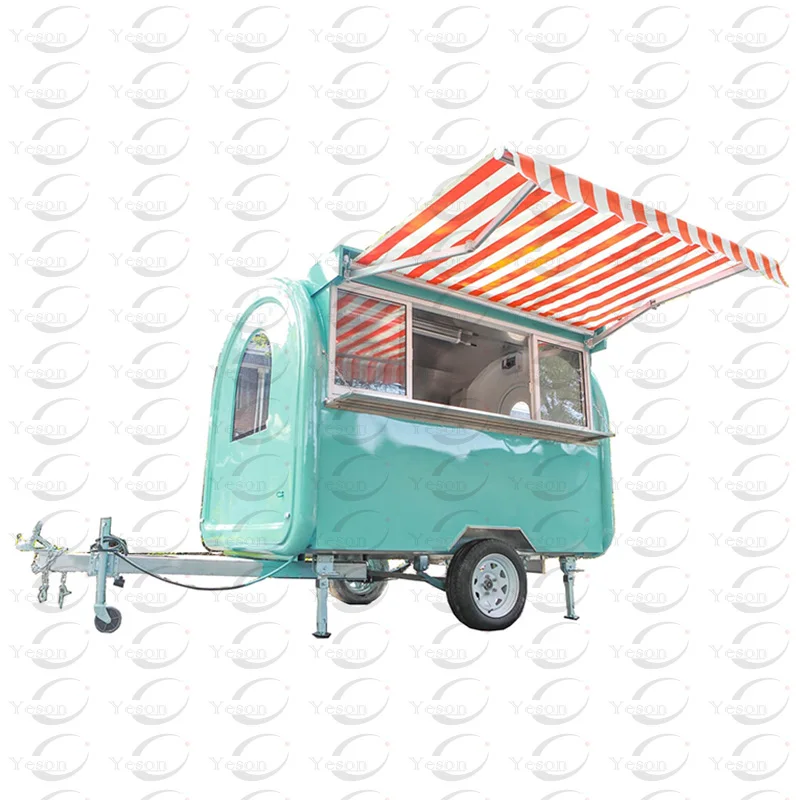 Лидер продаж, кофейник, наружный, полностью оборудованный, для хот-догов, концессионный трейлер для еды