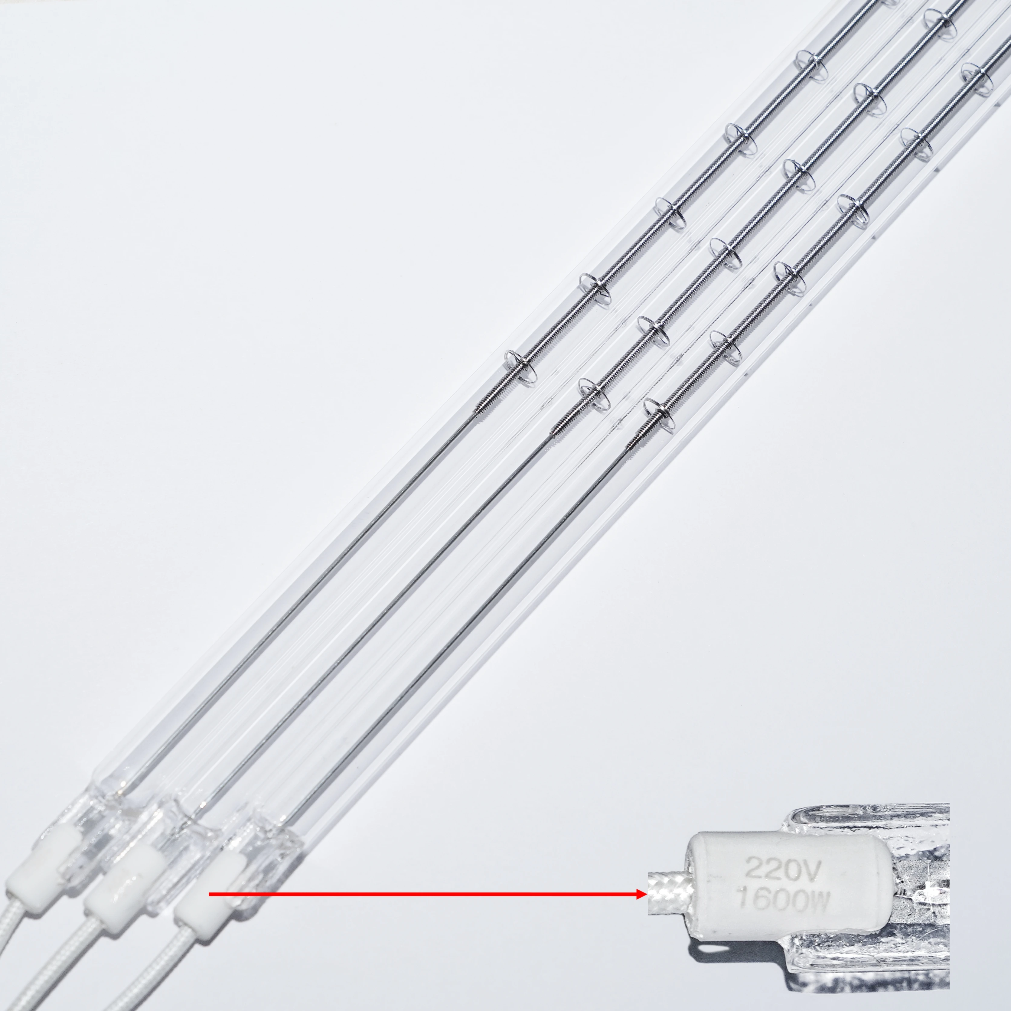 Factory Supply ir heat lamp 1000w reflective heat lamp 1000w halogen lamp for mercury