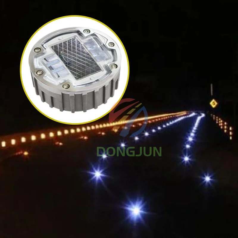 Italy ip68 cat eye road markers aluminum reflective solar led road stud