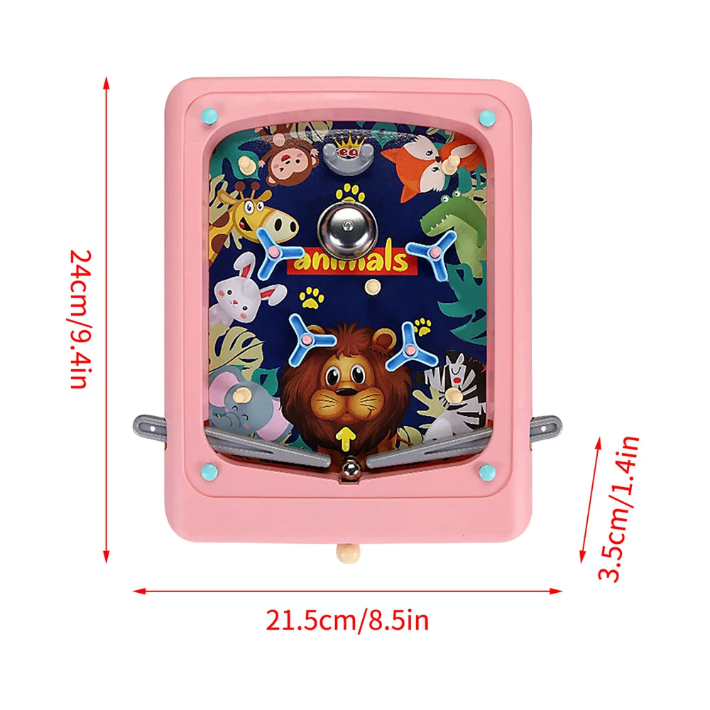 Creative Intelligence Pinball Board Game, Kid Fun Pinball Machine Educational Toys//