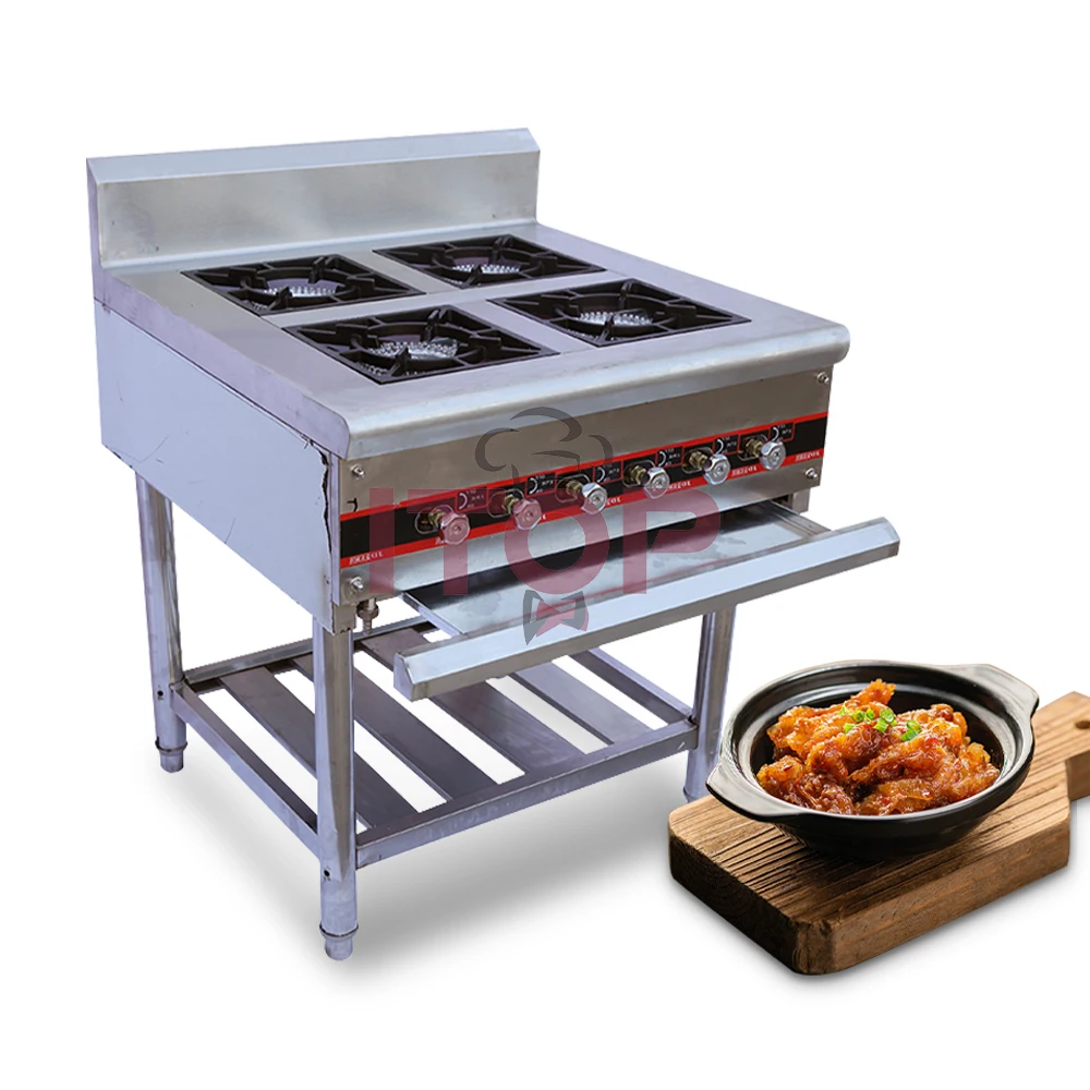 Hot Sale Gas Cooker With Oven  Restaurant Commercial Cooking Equipment Gas Cooker Stove