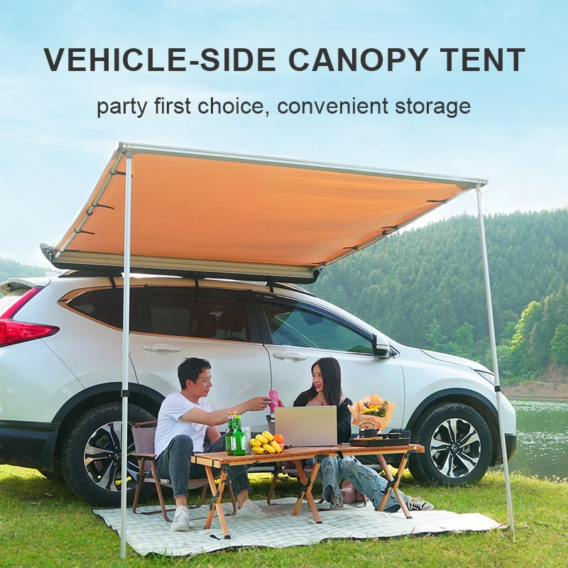 Outdoor Car Side Tent Car Side Tent SUV Curtain Side Tent Off-road Sun Awning Car Self-driving Camping Rain Proof